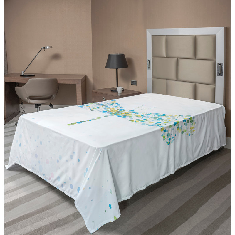 Drap plat Ambesonne, Drap plat pour lit simple TG