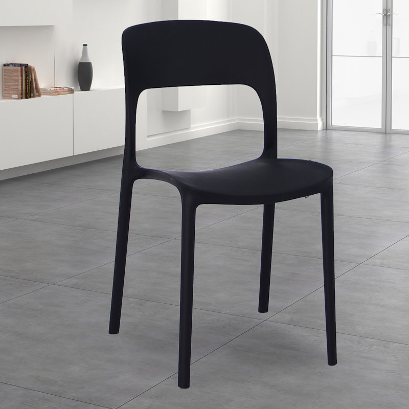 Chaise d'appoint Ajibola Demmer, Noir