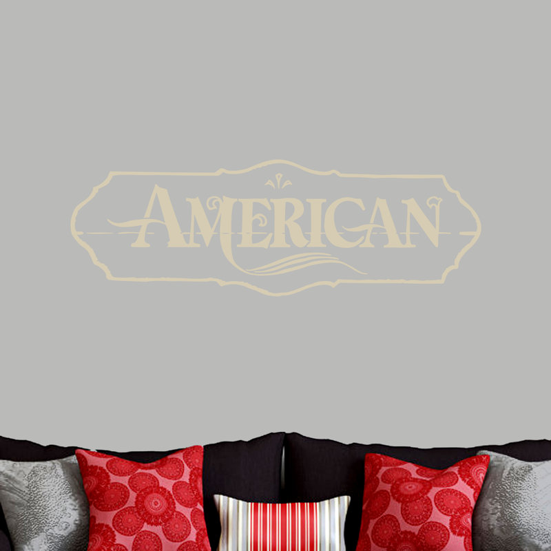Décalcomanie murale american Flemings, Beige clair