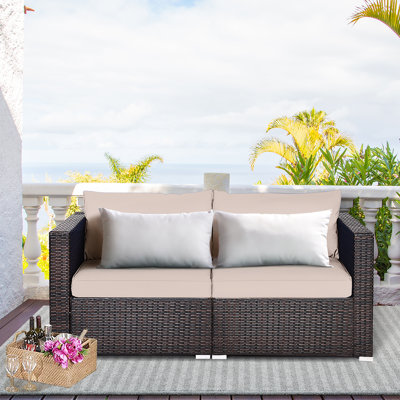Wicker Outdoor Lounge Chair