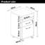 40cm Wide 2 -Drawer Mobile File Cabinet