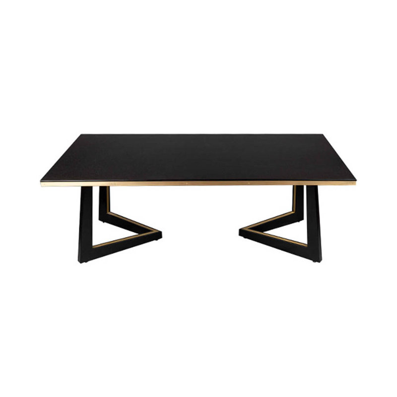 Lebrea Solid Wood Sled Coffee Table