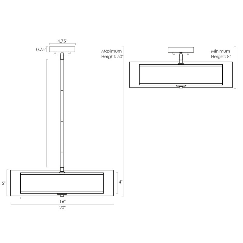 Anaie 3 - Light Dimmable Drum Chandelier