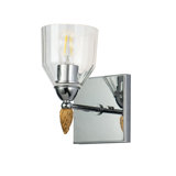 Fun Finial 1 Light Wall Sconce In Chrome