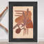 Oliver Gal Shapes in Copper Abstract - Luxury Black Mat Framed Shadowbox Art-88897785-88897787