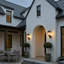European IP44 Style Outdoor Wall Light Black E27, Tall 17.7 Inch/45cm Exterior Sconce for Porch