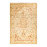 Classic One-of-a-Kind 6' 2" X 9' 4" Hand Knotted Area Rug