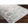Tapis oriental gris moyen Rishel