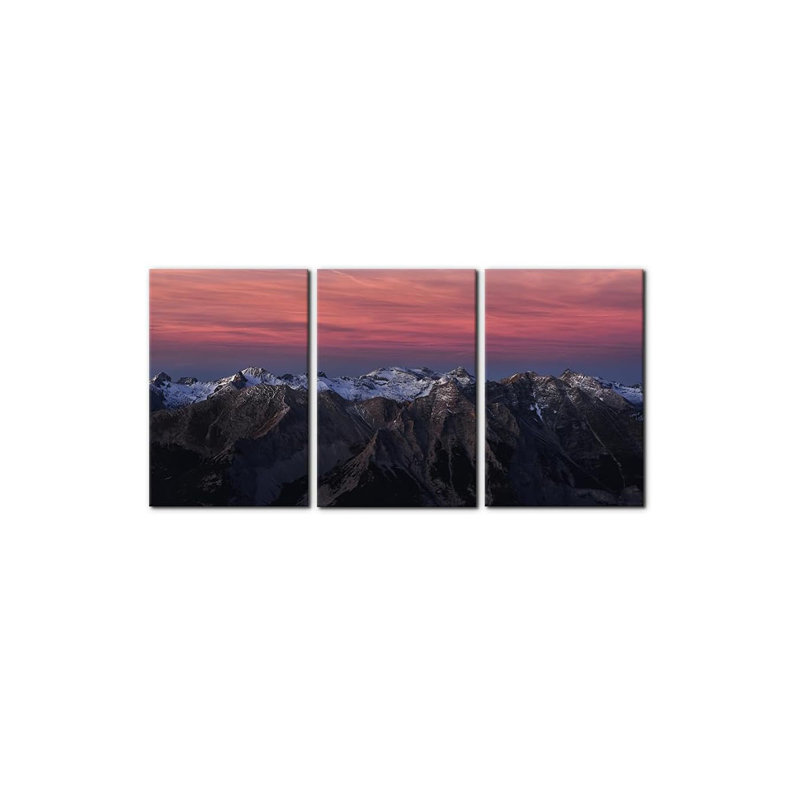 3 Piece Wrapped Canvas Wall Art
