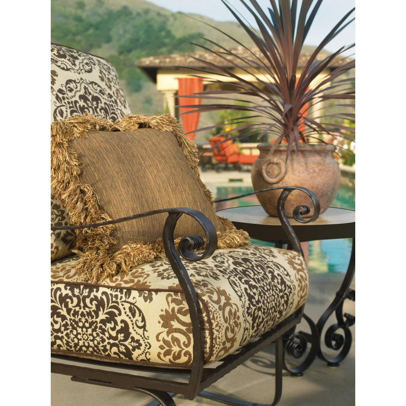 San Cristobal Outdoor Rocker Chair, Graphite, Sahara Cafe
