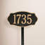 Hampshire 1-Line Lawn Address Sign-1818792474-1818792464