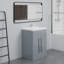 Berenice 590 mm Freestanding Single Vanity with Drop In Basin-1741466823