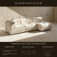 Chaise longue modulaire sans accoudoirs Grossman (blanche)-1057746344