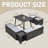 Simple And Stylish 5 Person Corner Breakfast Nook Set With Hidden Storage-1270510310