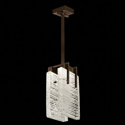 Luminaire suspendu rectangulaire 7,75 po Terra