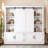 Multifunctional Entryway Cabinet With Sliding Rails-1406358034