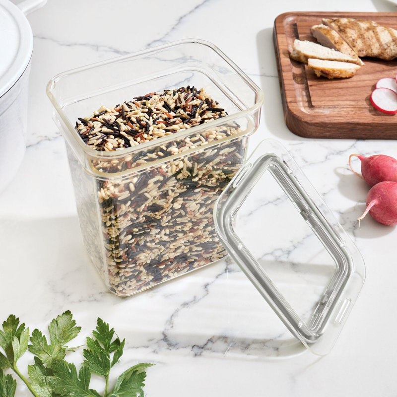 iDesign Small Food Storage Bin with Airtight Lid - Ideal for Kitchen Countertop or Pantry Storage
