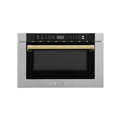 24"" 1.2 cu ft. 1000 - Watt Microwave Drawer with Sensor Cooking -  ZLINE, MWDZ-1-SS-H-G