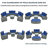 10-Piece Outdoor Sectional Sofa Set-1999965489
