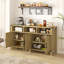 Buffet l 59 po avec armoires avec tablettes réglables et ports de charge-1717259595