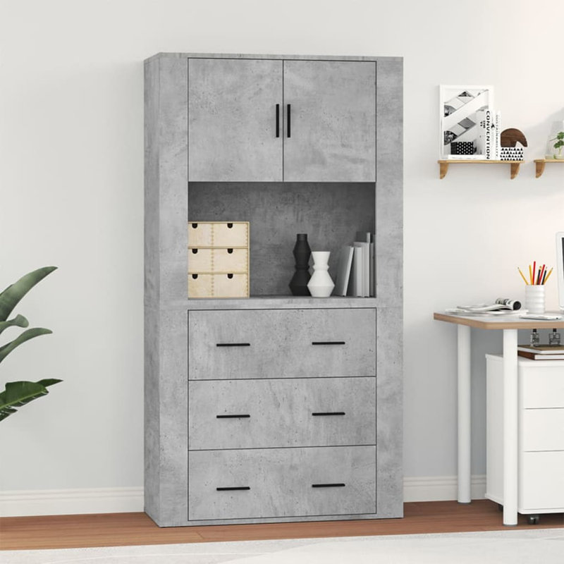 Vidaxl 80cm Sideboard, Gray