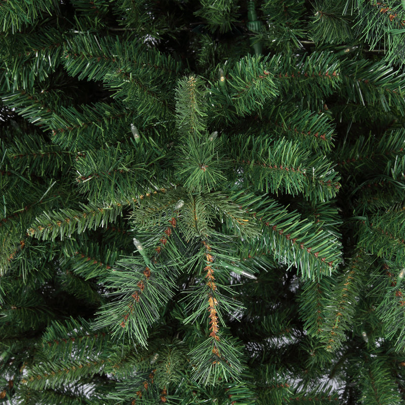 Grand 7.5' Pre-Lit Pine Christmas Tree