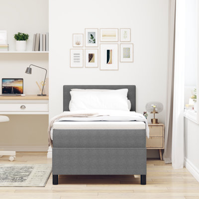 Upholstered Bed with Mattress