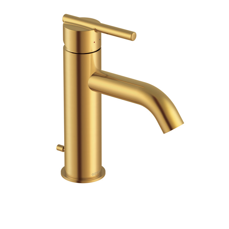 Robinet pour salle de bain à un trou Parma avec bonde Parma, Bronze brossé