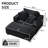 Sofa Bed with Ottoman (Black)-2037473942