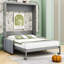 Grand lit escamotable polyvalent avec canapé Renie-111417108