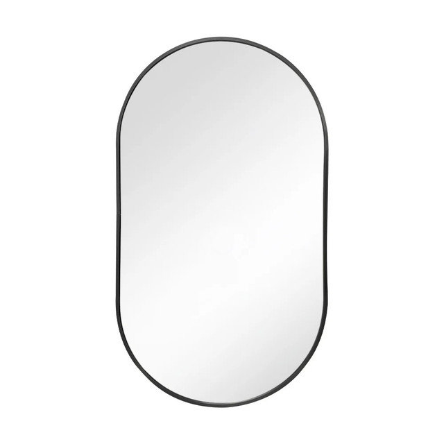 Metal Oval Mirror
