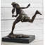 Satue de bronze originale de la joueuse de tennis