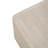 Daphne Outdoor Patio MGO Side Table, Beige Travertine Finish, Set Of 1