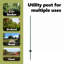 Fence Posts 11 Pcs U-Channel Steel-1412276247-1412276253