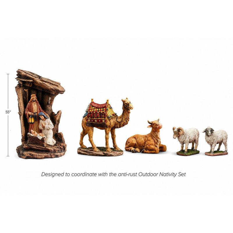 Crèche lumineuse Silent Night avec animaux