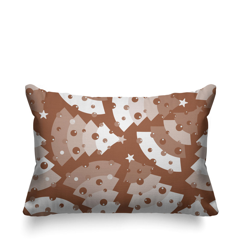 Coussin décoratif intérieur / extérieur Christmas Tree, Chair, 14 po x 20 po, Rectangulaire