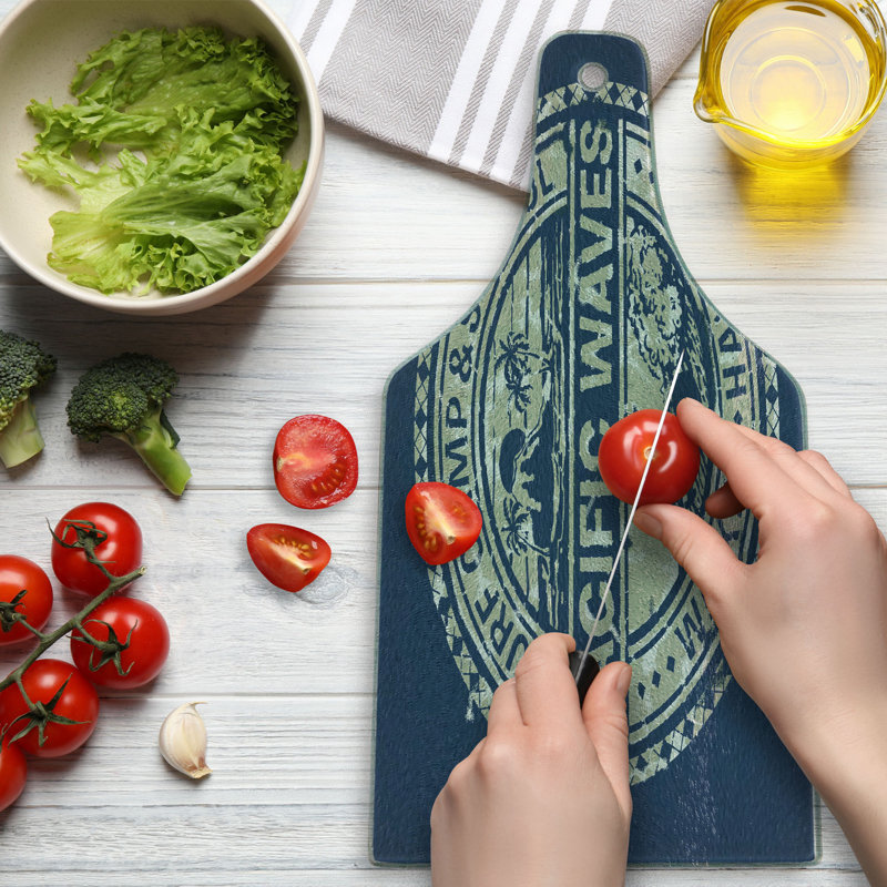 Planche à découper en verre trempé Ambesonne