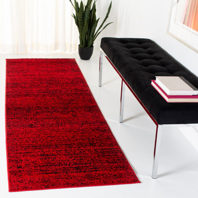 Tapis rouge / noir Riebe