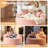 58.28" Wide Oversized Round Chaise Lounge Chair, Cloud Large Circle Chair With Plush Upholstered Modern Soft Big Single Couch, No Assembly Required (Set Of 2)-671601007