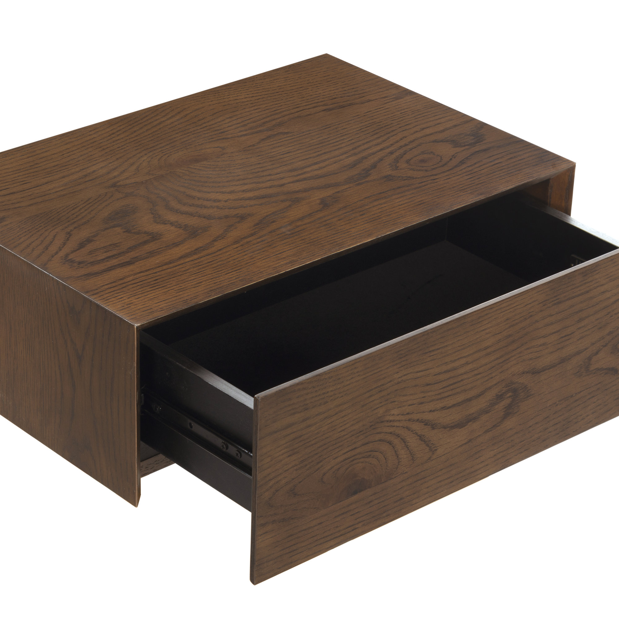 Arcuri Forrester Floating Nightstand, Walnut