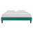 Reign Performance Velvet Platform Bed Frame-1940600713-1940600704