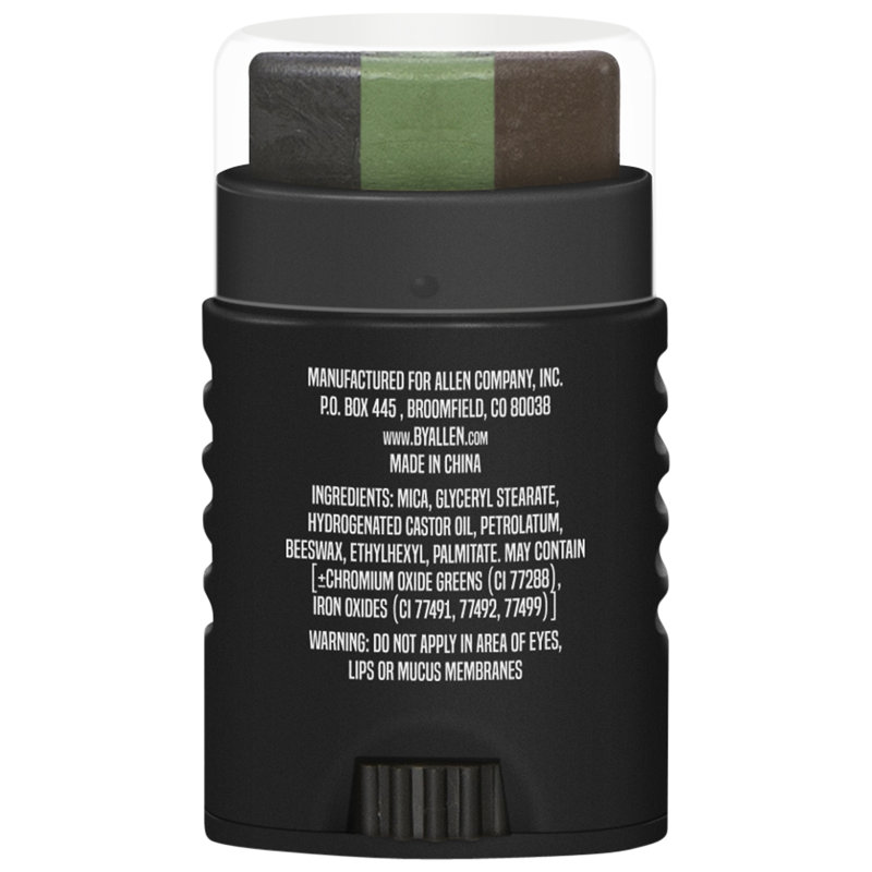 Vanish Camo Face Paint Stick, 3-Colors, Brown, Olive, & Black
