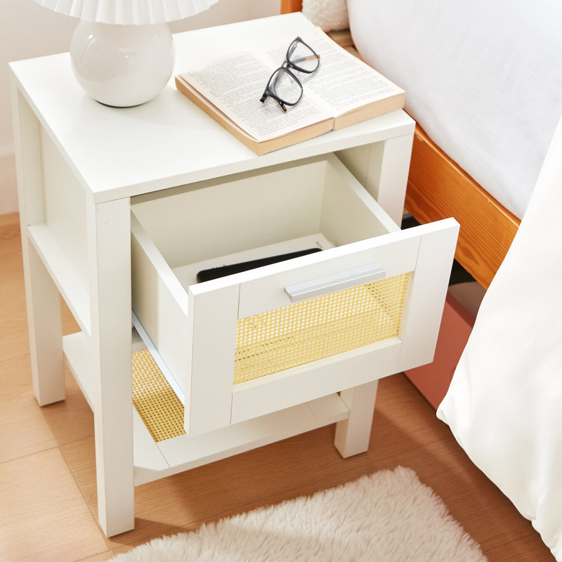 Table de bout avec rangement de 21,7 po de hauteur