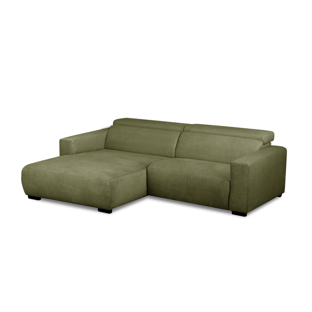 Almontiser Cozzy Reclining Corner Sofa in Curdouy Velvet Fabric