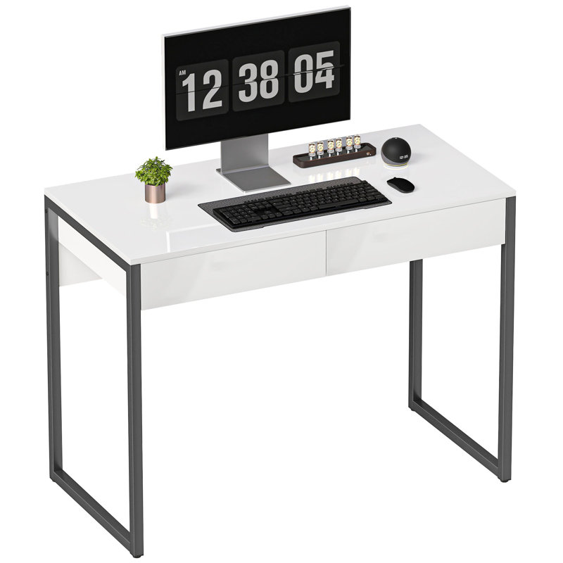Metal Base Writing Desk