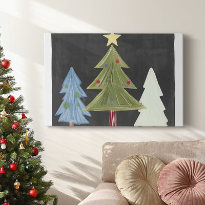 Christmas Holiday Arts - Toile tendue avec châssis
