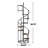 Sheldon 69" H Manufactured Wood Spiral Bookcase-1052869261