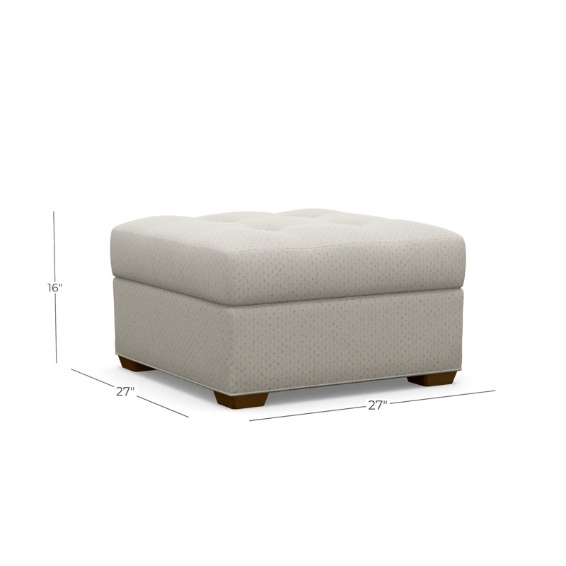 Baxter Square Ottoman, Macrame 090620, Big Sur