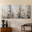 Floral Study Series XCVI - Ensemble de 3 toiles tendues avec châssis - Prêt à être accroché-965103020