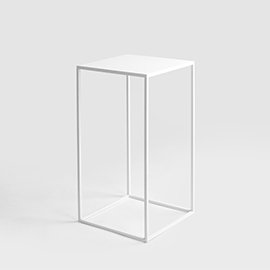 Priya Frame Coffee Table, White